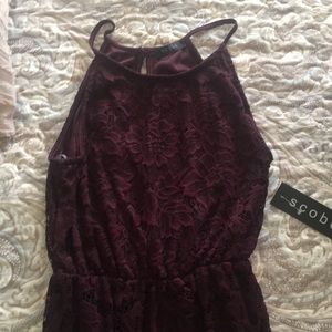 Burgundy Maxi dress